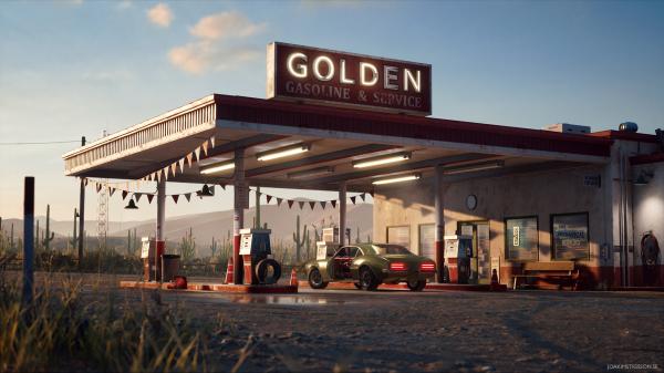 Gas station