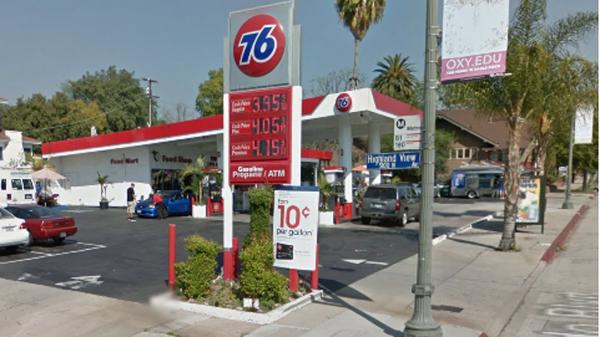 gas station