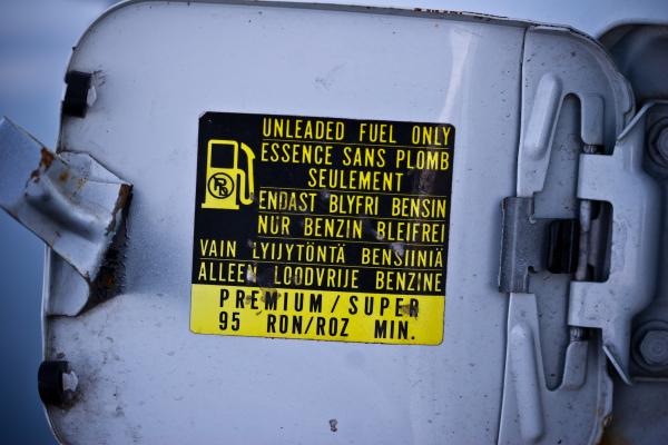 Gas sticker