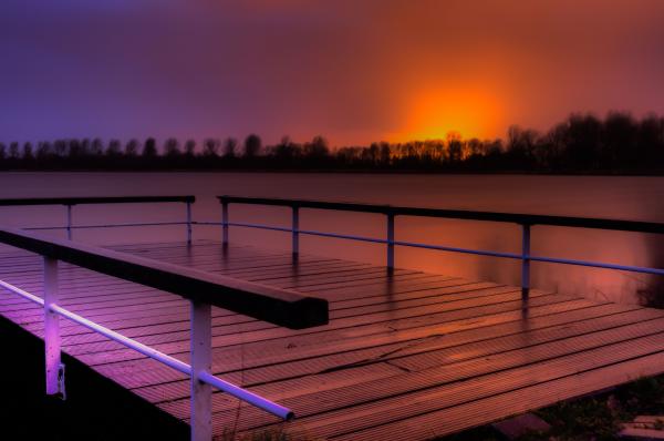 Sunset at Zeepromenade
