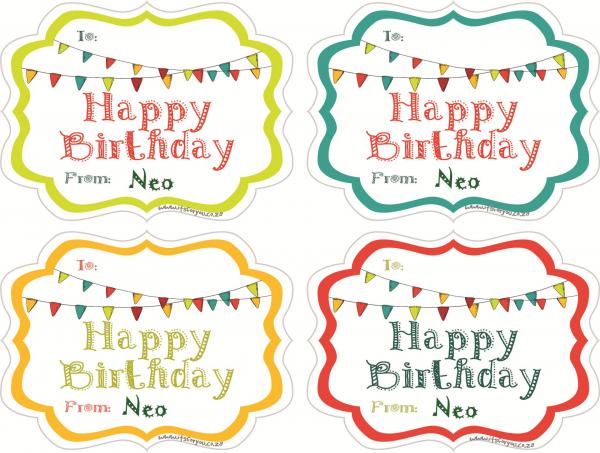 Gift sticker
