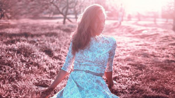 Girl in the Garden