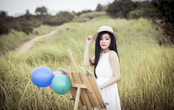 Girl in the Meadow
