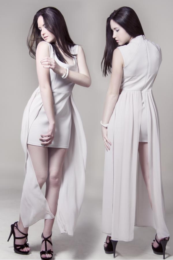 Girl in White Dress