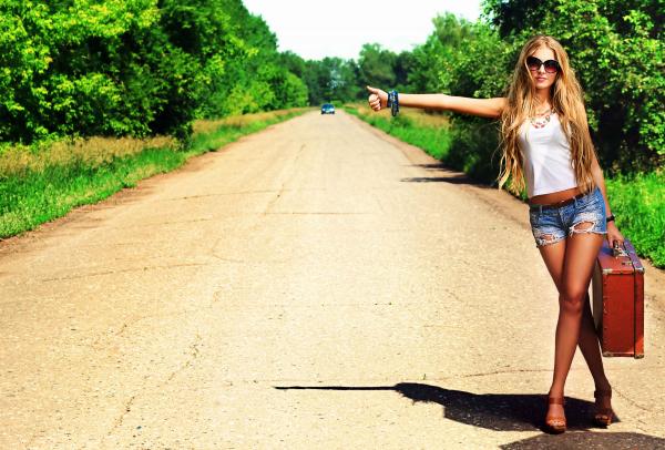 Two Girls Travelling