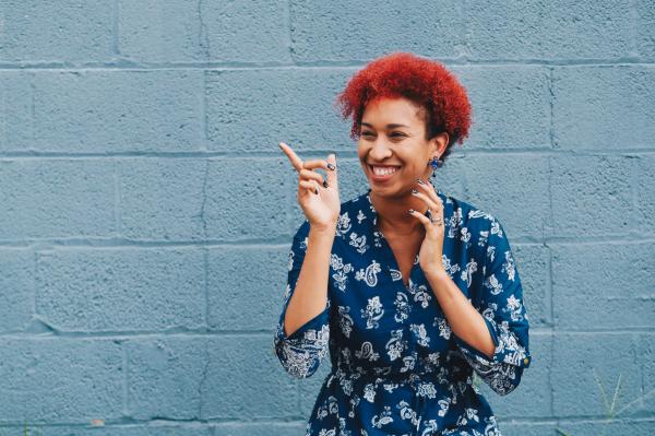 girl with red hair