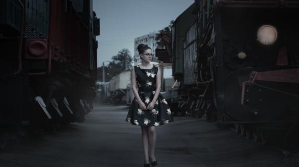 Girl with the Trains
