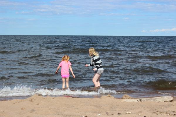 Girls at the Beach