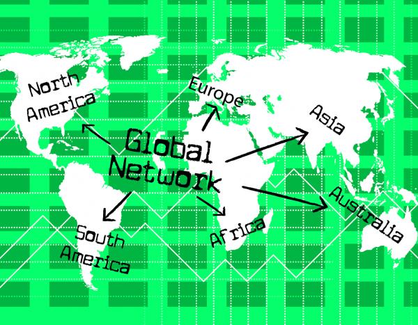 Global Network Shows Worldly Computer And Globalise