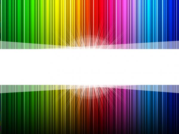 Glow Copyspace Indicates Light Burst And Color