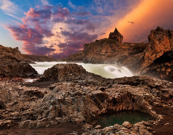 Godafoss Sunset Fury