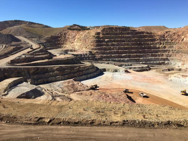 Gold mine view