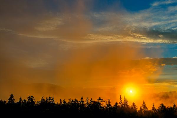 Gold Mist Sunset - HDR