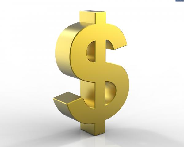 Golden Dollar Sign