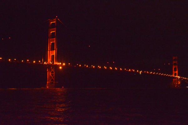 Golden Gate Bridge off of the Torpedo Wharf