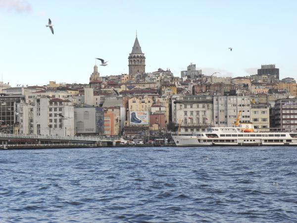 Golden Horn &amp; Galata Tower in Istanb