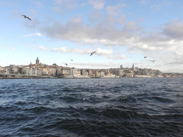 Golden Horn and Galata Tower in Istanbul