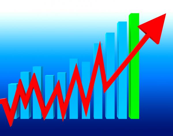 Graph Increasing Means Statistics Infochart And Investment