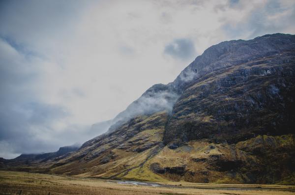 Gray and Brown Mountain