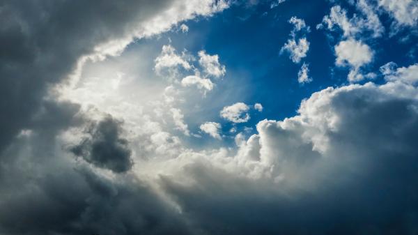 Gray Clouds With Blue Sky