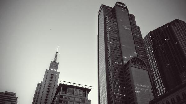 Gray Concrete Buildings