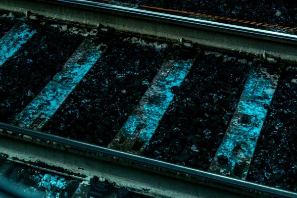 Gray Metal Railway