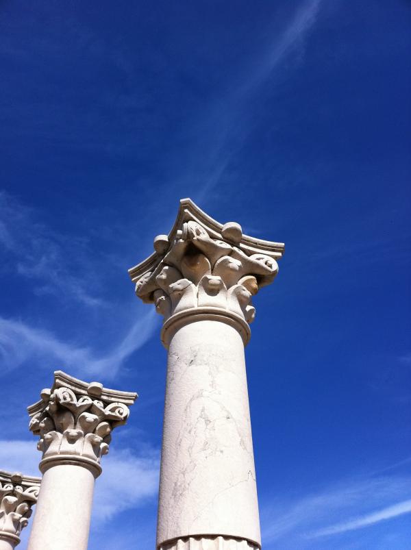 Greek Temple Pillars