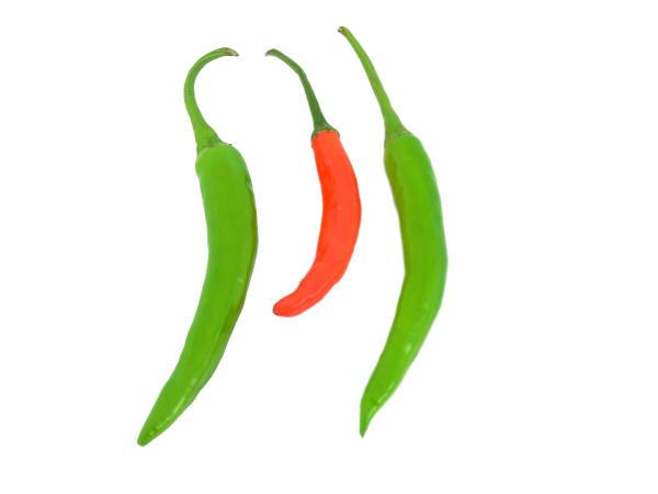 Green and Red Pepper