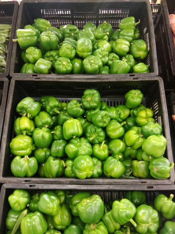 Green Capsicum Peppers