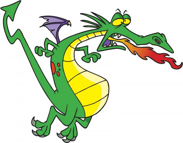 Green Dragon Clipart