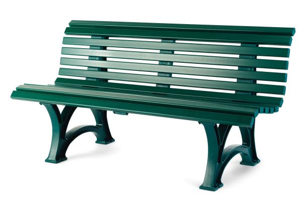 Green Garden Bench