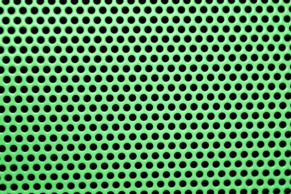 Green metal grid