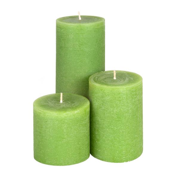 Green pillars