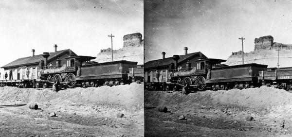 Green River Station. Sweetwater County, Wyoming. 1869.