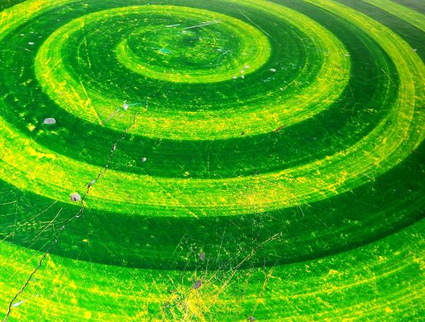 Green Spiral Background