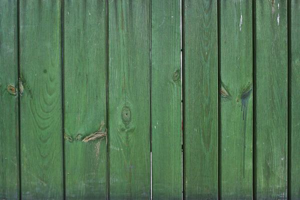 painted wood green
