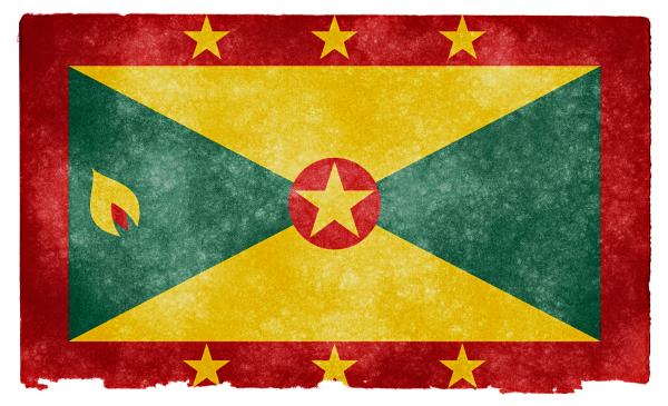 Grenada Grunge Flag