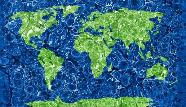 Grunge Map - Organic World