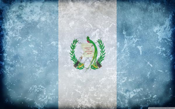 Guatemala Grunge Flag