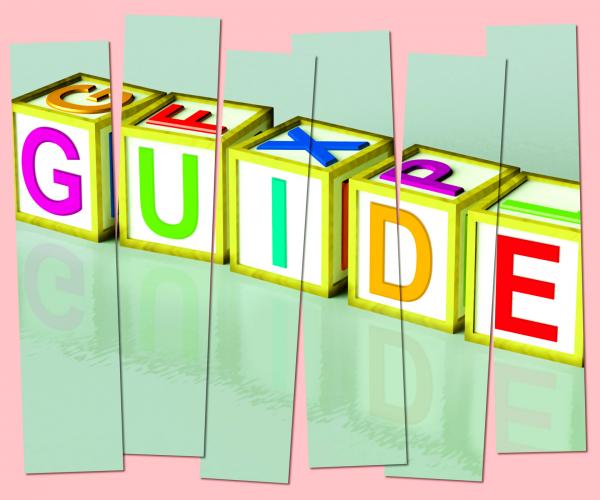 Guide Word Show Advice Assistance And Recommendations