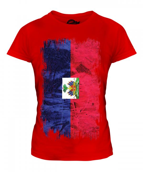 Haiti Grunge Flag