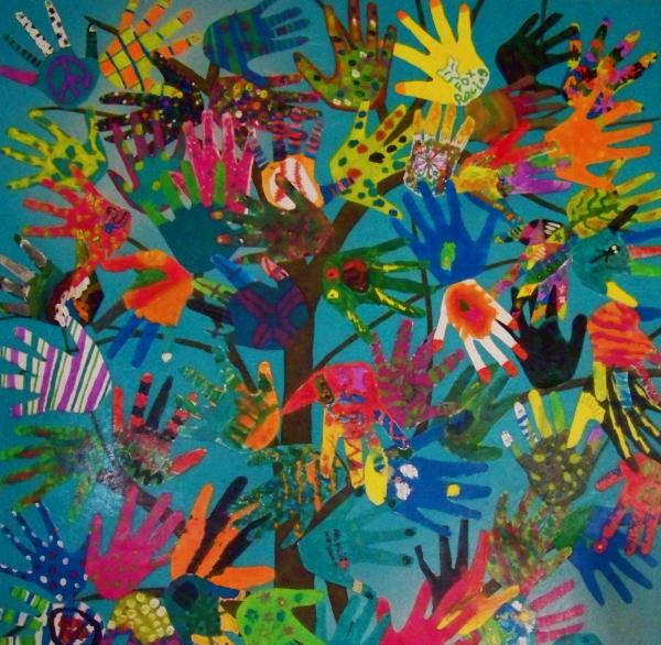 Hands Abstract Art
