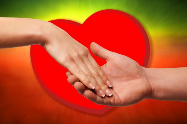 Hands over heart
