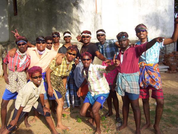 Happy guys before choregraphy