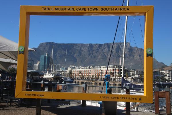 Harbour surrounded by mountains