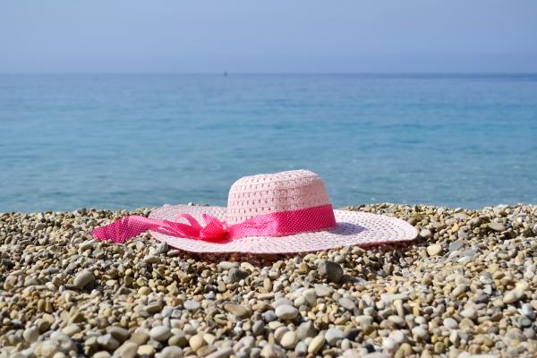 Hat near the sea