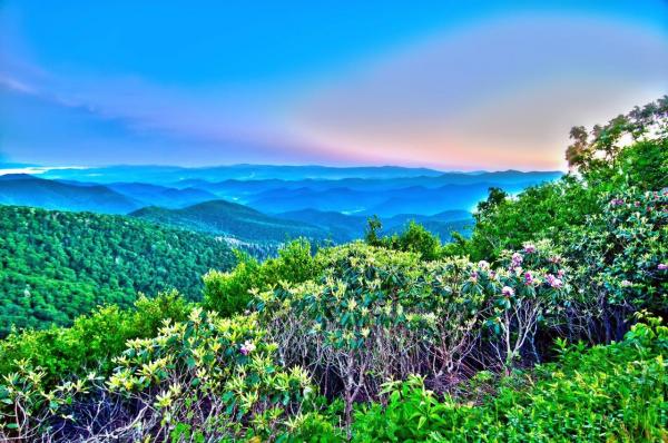 HDR Mountain Landscape