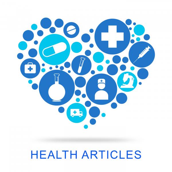 Health Articles Shows Publication Well And Care