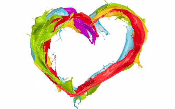 Heart Paint Splatter