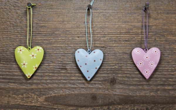 Heart Shape Made on Wood